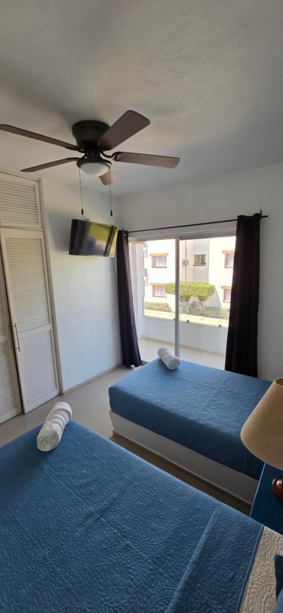 Departamento 2 recamaras para 6 Personas 3 albercas playa a 50 mts wifi Manzanillo Exterior foto